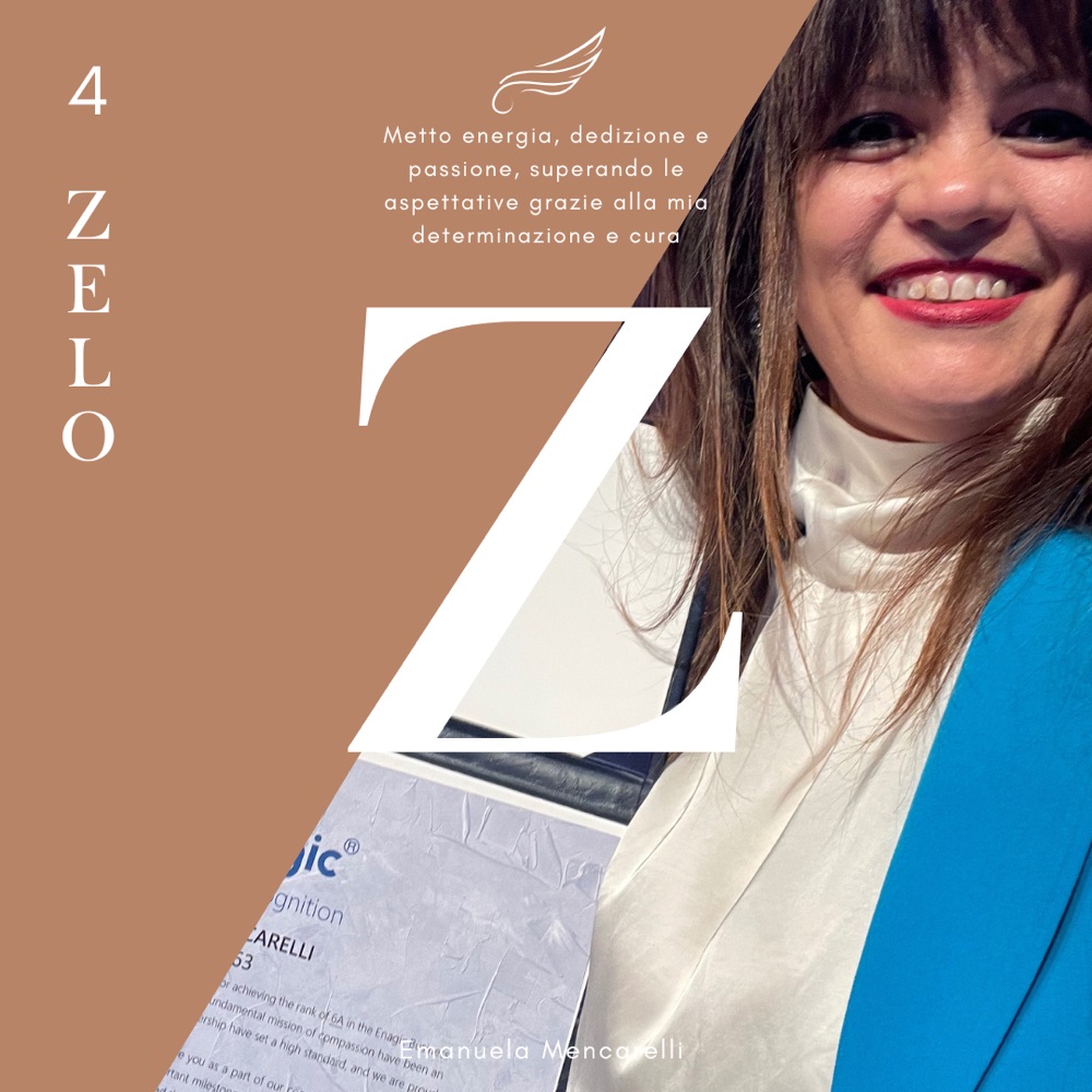 Emanuela Mencarelli — Zelo: metto energia, dedizione e passione, superando le aspettative